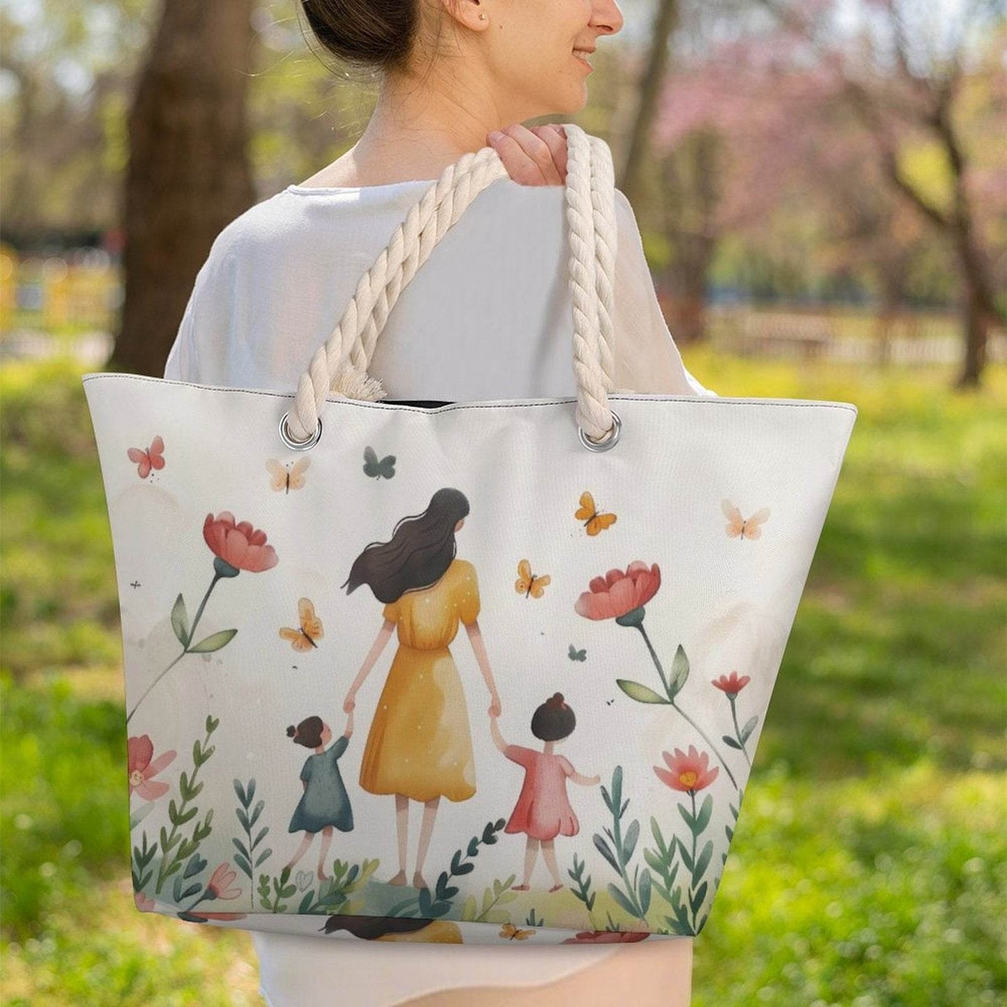 Hemp Rope Tote Bag - Shop Jobie