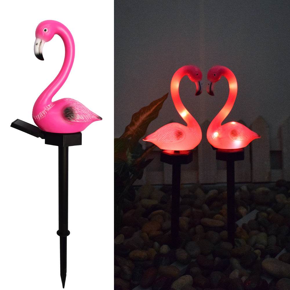LED Solar Landscape Flamingo Lights - Shop Jobie