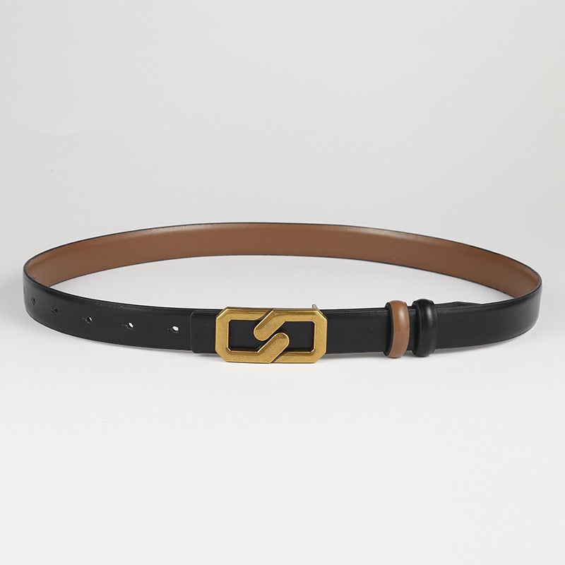 Genuine Leather Western Belt