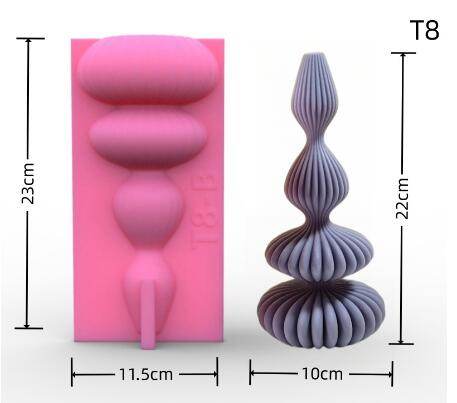 Texture Column Candle Mold - Shop Jobie