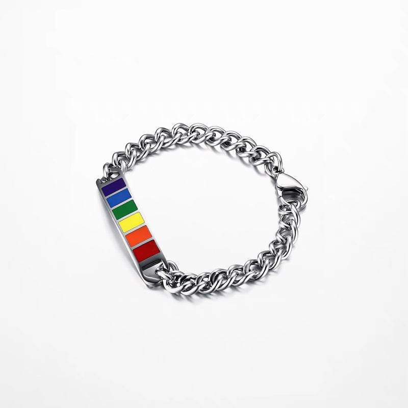 Rainbow Bracelet Titanium