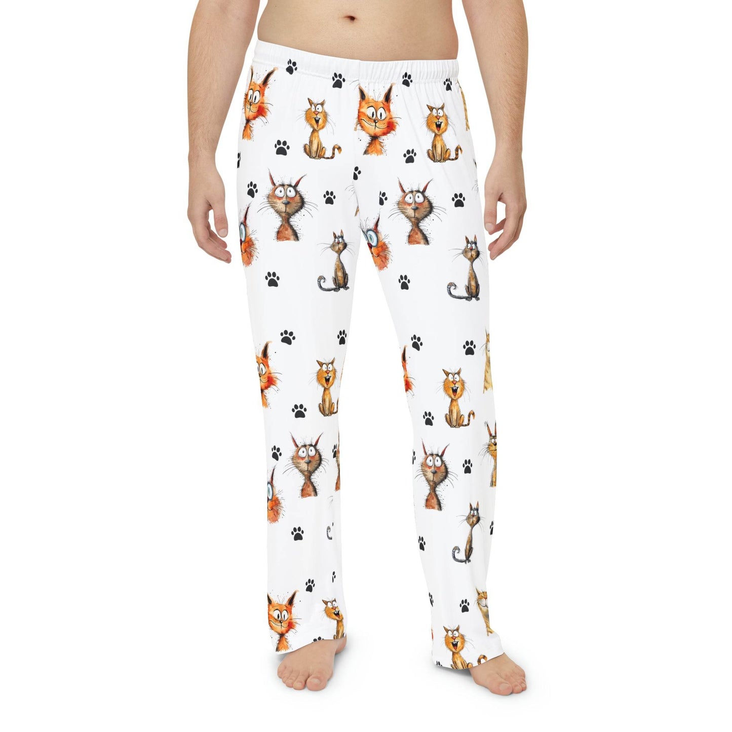 Funny Cat Men's Pajama Pants