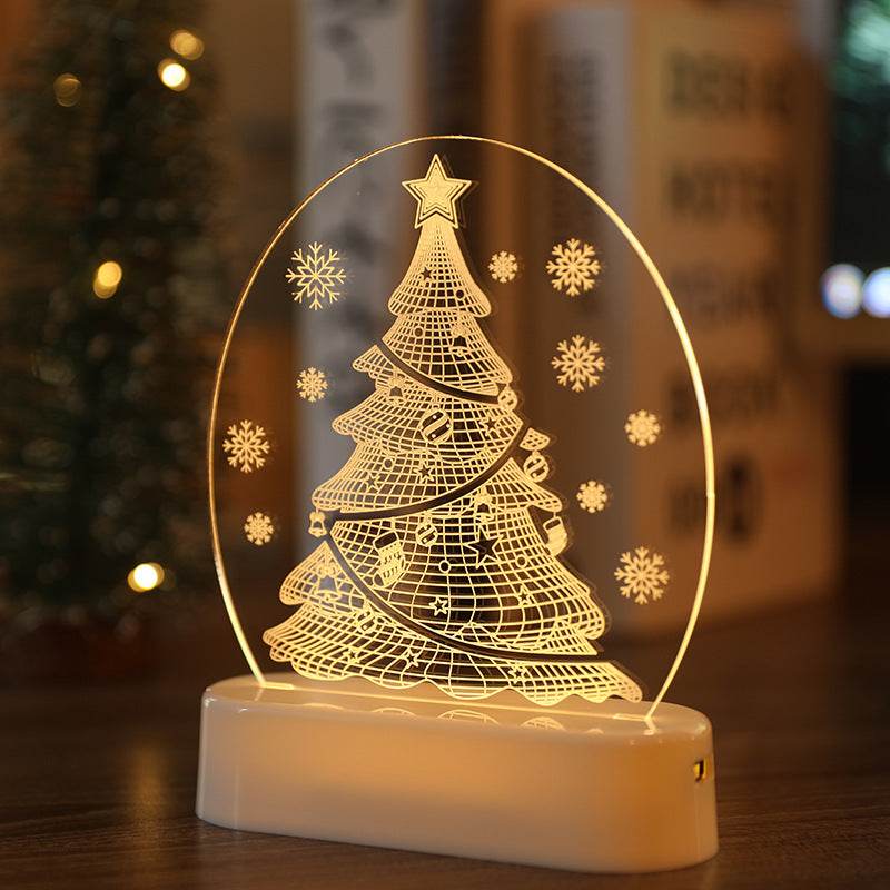 Christmas Acrylic Night Light - Shop Jobie
