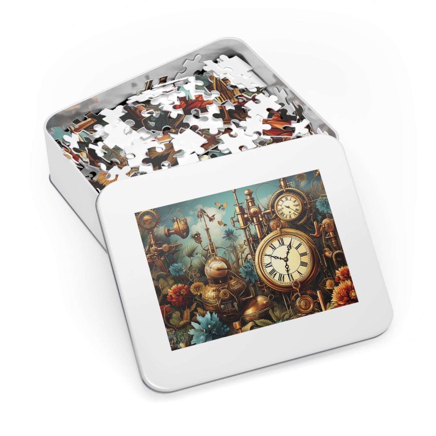 Steampunk 1 Puzzle Metal Box - Shop Jobie
