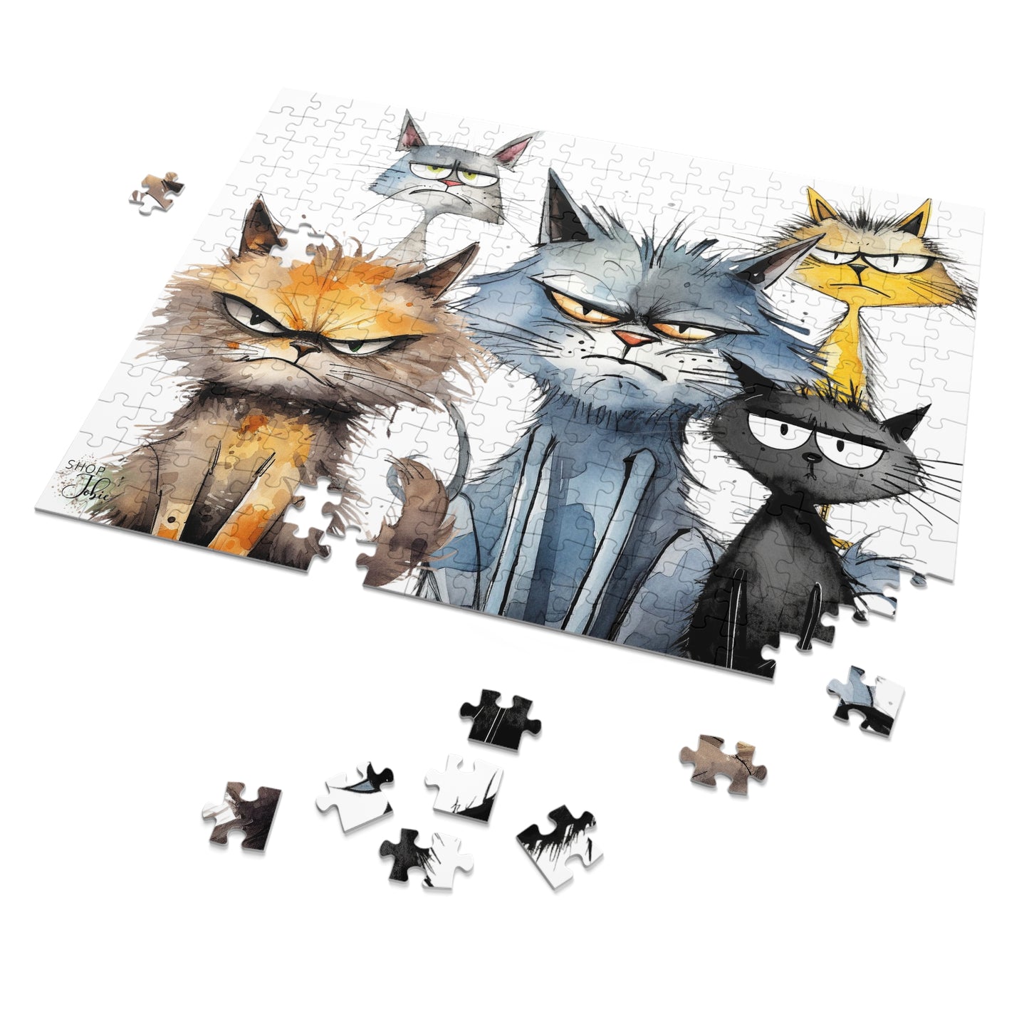 Grumpy Cat Puzzle Metal Box