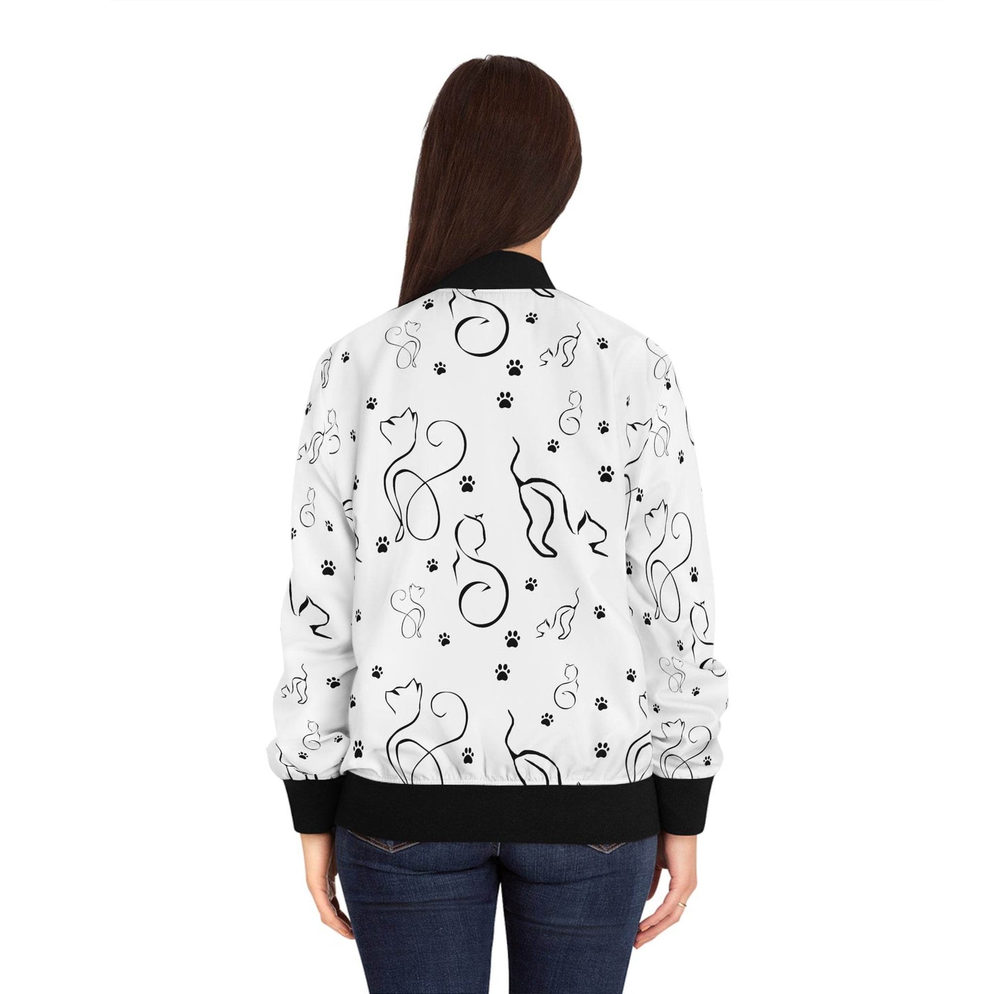 White Cats Women Bomber Jacket - Shop Jobie
