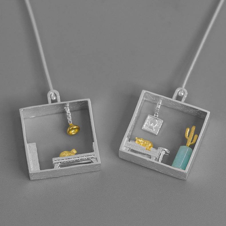 Women's Kitten Sterling Silver Earrings - Shop Jobie