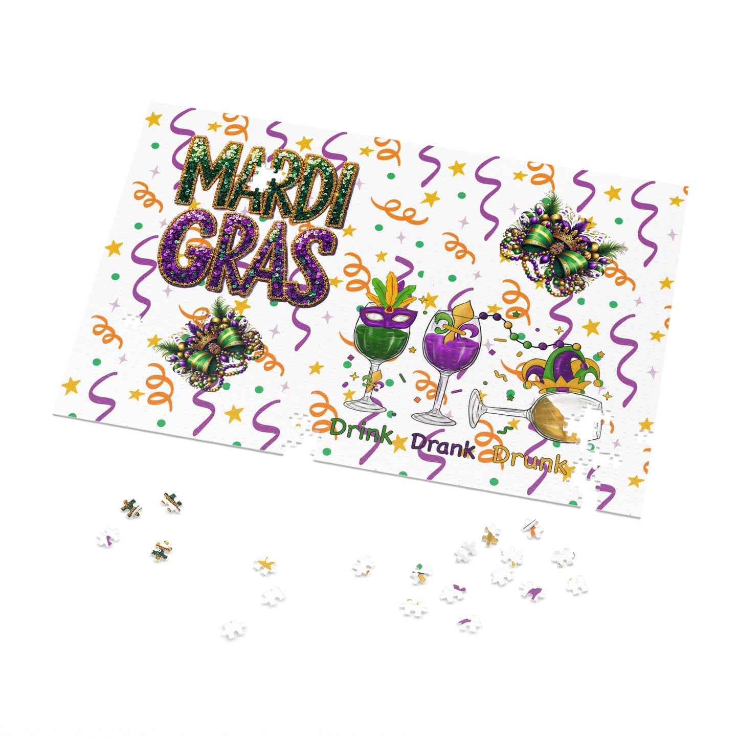 Mardi Gras Tin Puzzle