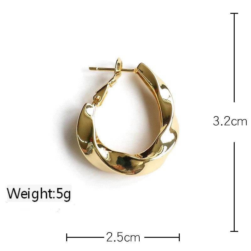 Minimalist Drop-shaped Circle Earrings - Shop Jobie