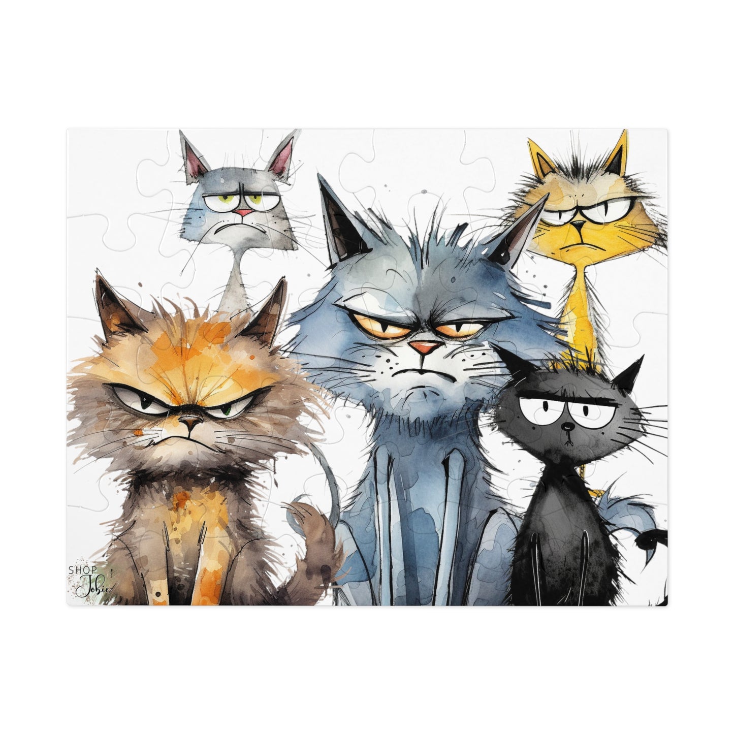 Grumpy Cat Puzzle Metal Box