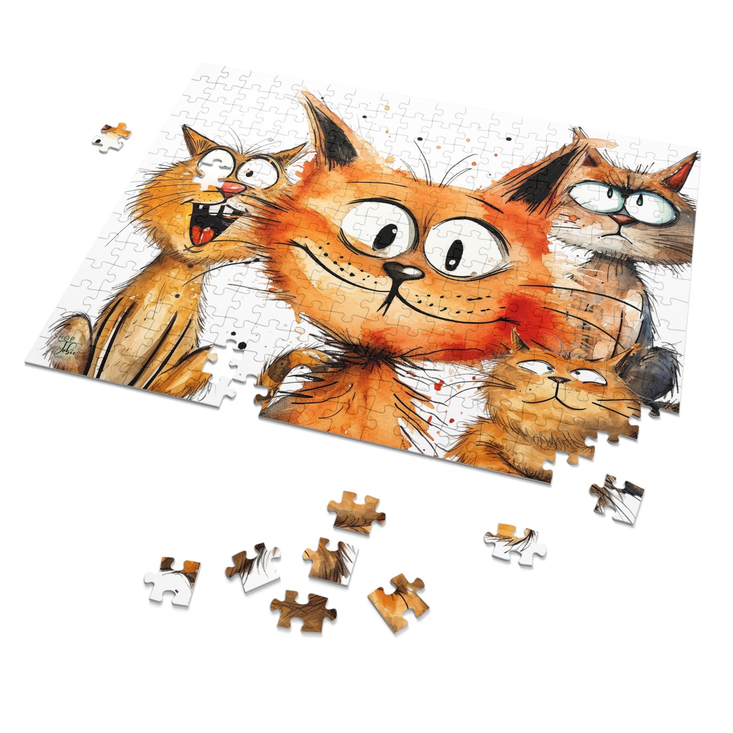 Funny Cat Puzzle Metal Box - Shop Jobie