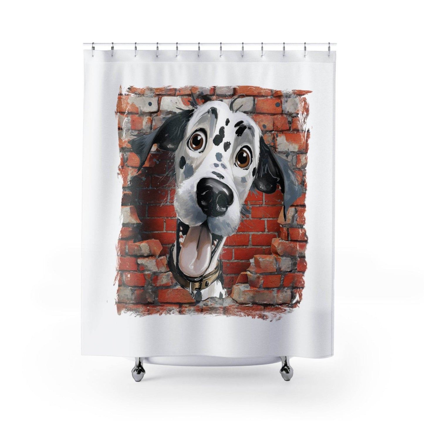 BUSTIN' OUT Funny Dog Shower Curtain - Shop Jobie