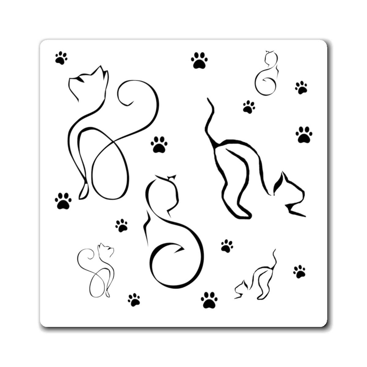 Black Cats Magnet - Shop Jobie