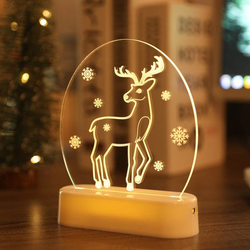 Christmas Acrylic Night Light - Shop Jobie