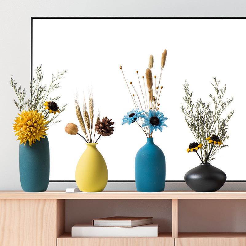 Narrow Top Ceramic Vases - Shop Jobie