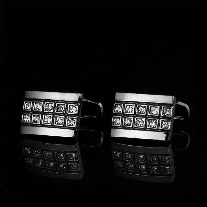 Gun Black Diamond Cufflinks