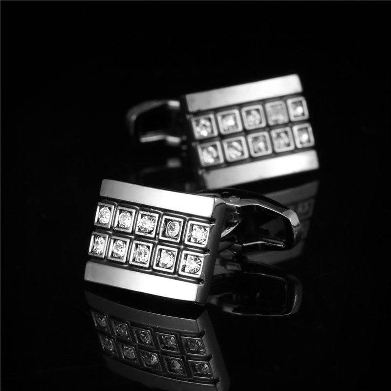 Gun Black Diamond Cufflinks