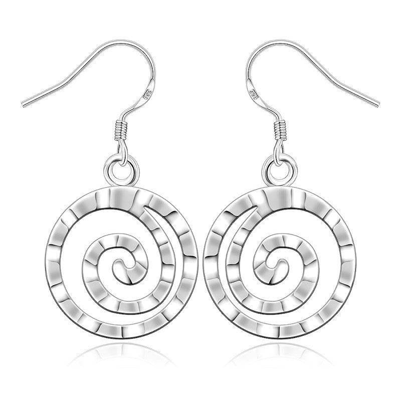 Spiral Round Threaded Earrings - Shop Jobie