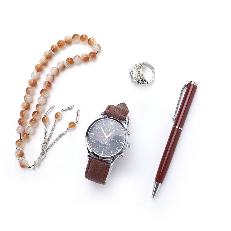 Watch, Pen, & Prayer Beads Gift Set - Shop Jobie