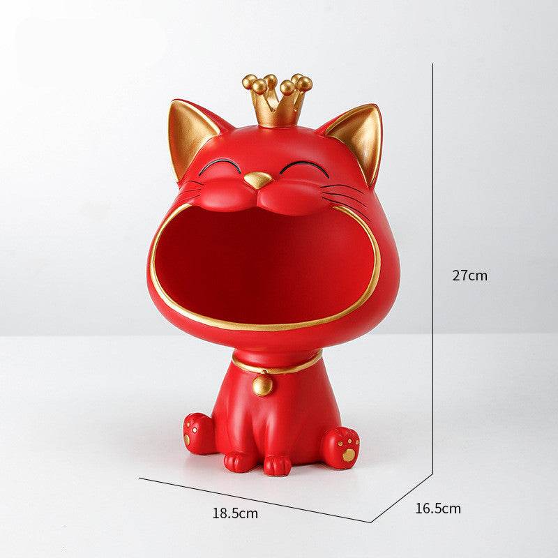 Fortune Crown's Big Mouth Cat Collection Tray - Shop Jobie