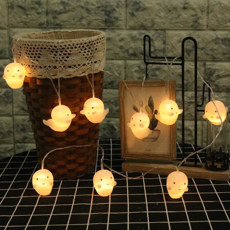 LED Pumpkin & Ghost Light Strings - Shop Jobie