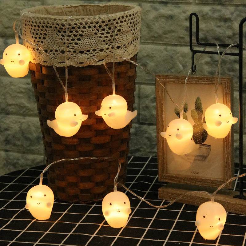 LED Pumpkin & Ghost Light Strings - Shop Jobie