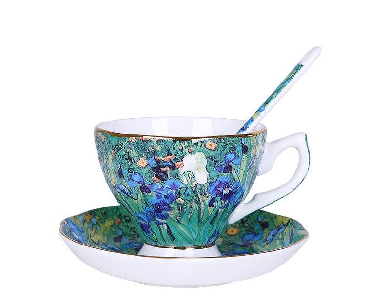 Luxury Van Gogh Cup & Saucer Tea Set - Shop Jobie