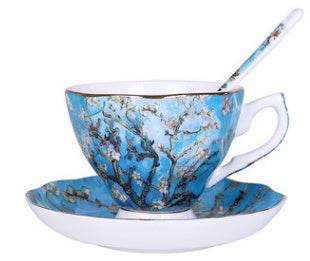 Luxury Van Gogh Cup & Saucer Tea Set - Shop Jobie
