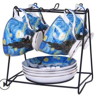 Luxury Van Gogh Cup & Saucer Tea Set - Shop Jobie