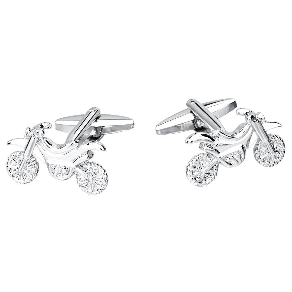Silver Motorcycle Cuff Links - Shop Jobie