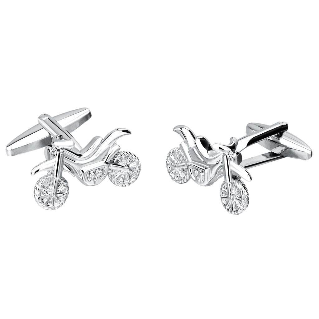 Silver Motorcycle Cuff Links - Shop Jobie