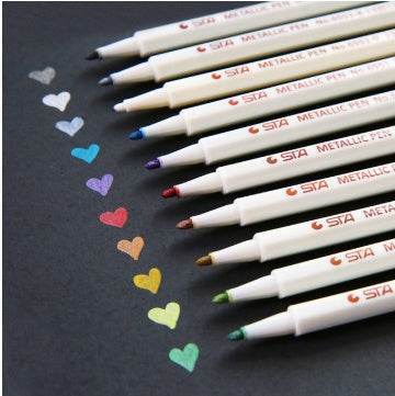 Metallic Marker Pen Set - Shop Jobie