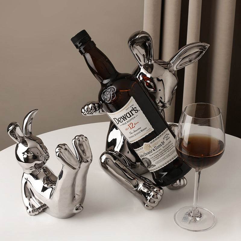 Luxury Cute Rabbit Wine Rack - Shop Jobie