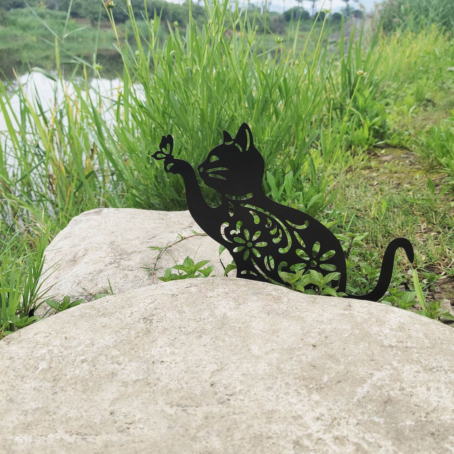 Metal Cat Silhouette - Shop Jobie