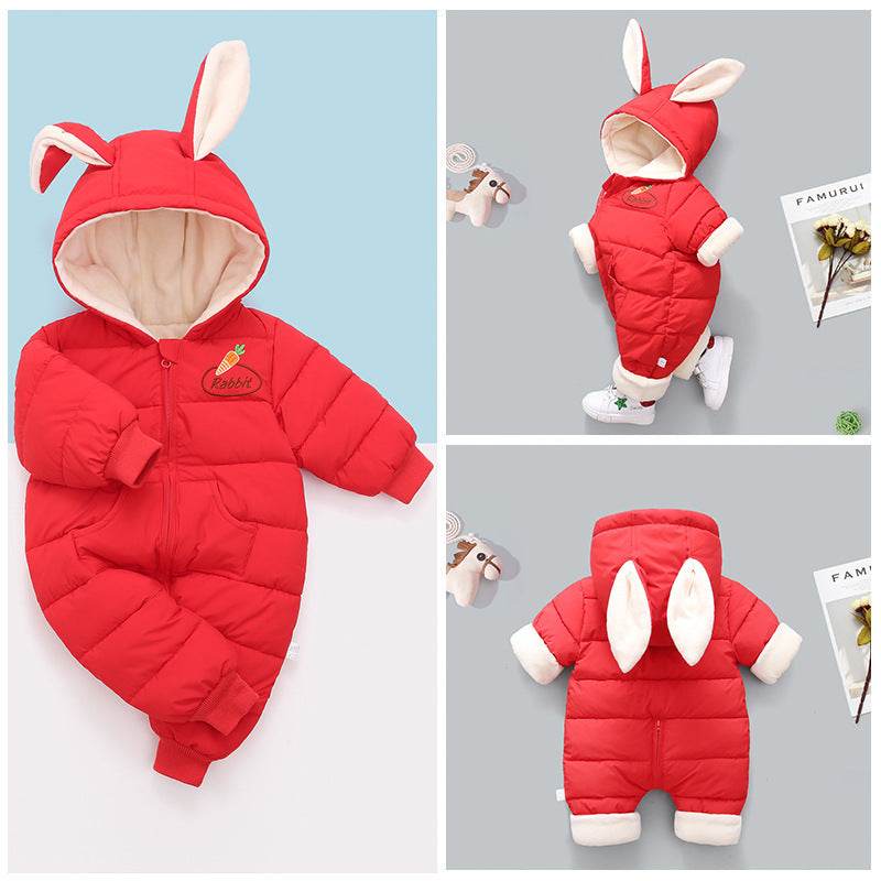 Hooded Rabbit Romper - Shop Jobie