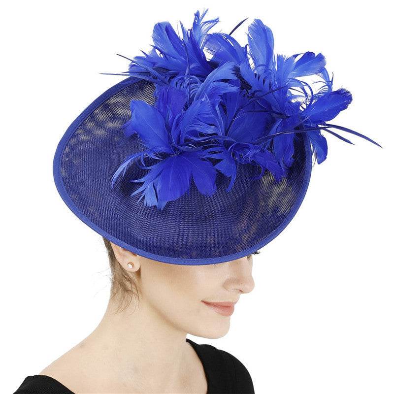 Horse Racing Type Festival Feather Hat - Shop Jobie