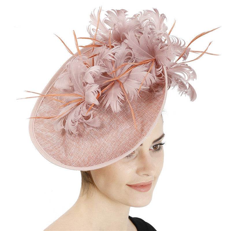 Horse Racing Type Festival Feather Hat - Shop Jobie
