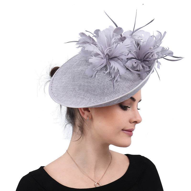 Horse Racing Type Festival Feather Hat - Shop Jobie