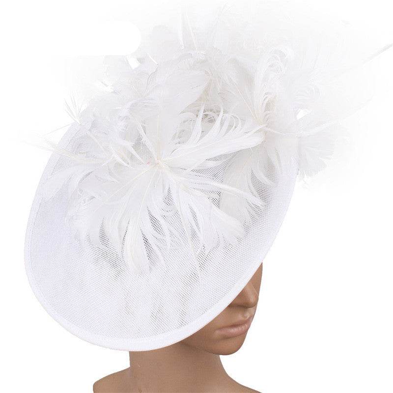 Horse Racing Type Festival Feather Hat - Shop Jobie