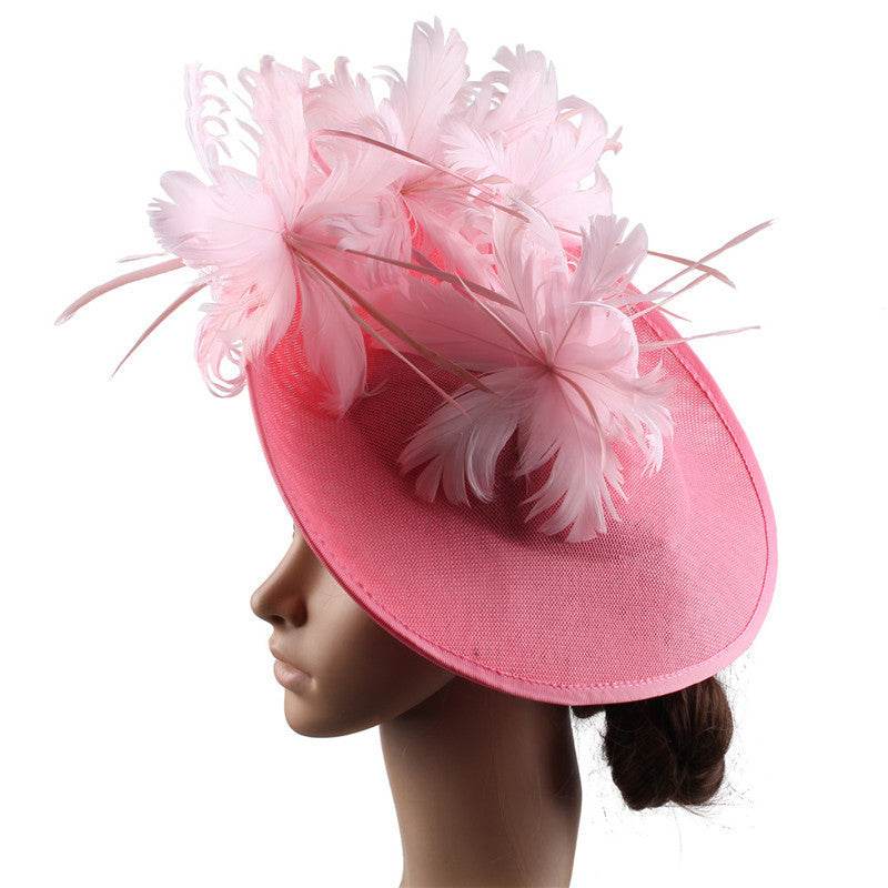 Horse Racing Type Festival Feather Hat - Shop Jobie