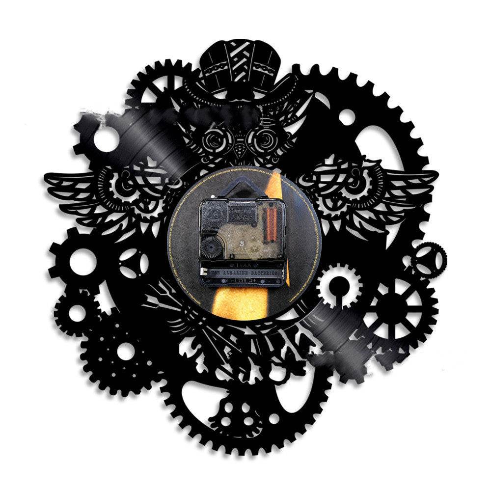 Steampunk Vinyl Record Wall Clock - Shop Jobie