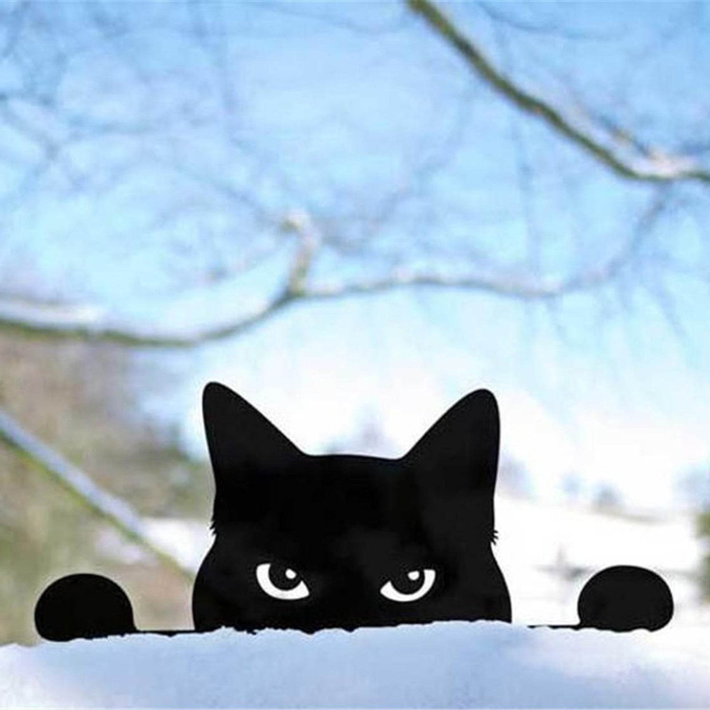 Black Cat Fence Decoration - Shop Jobie
