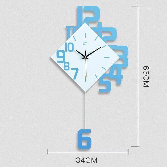 Abstract Numerical Wall Clock - Shop Jobie