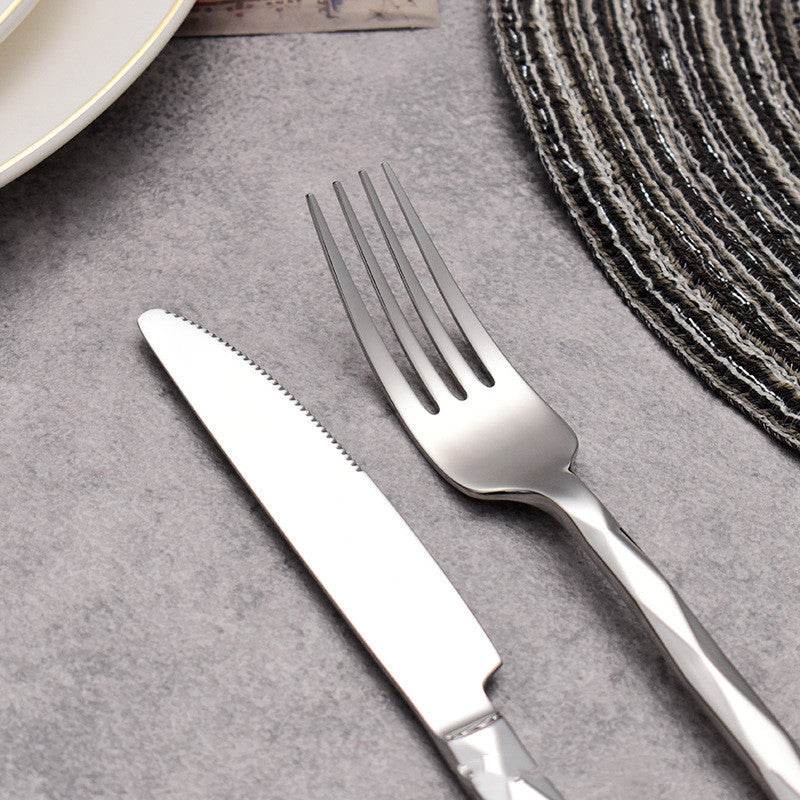 Nordic-inspired Square Handle Knife, Fork, and Spoon set - Shop Jobie