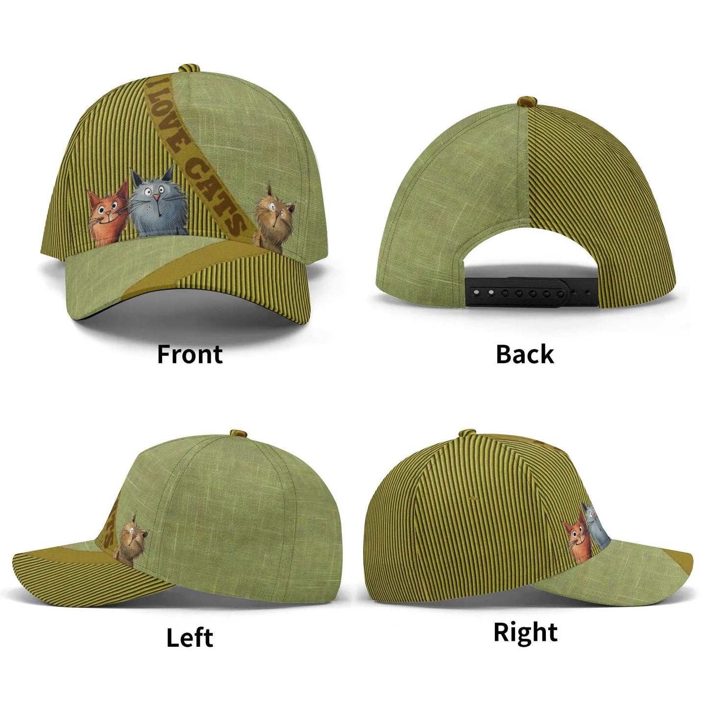 I Love Cats Baseball Hat - Shop Jobie