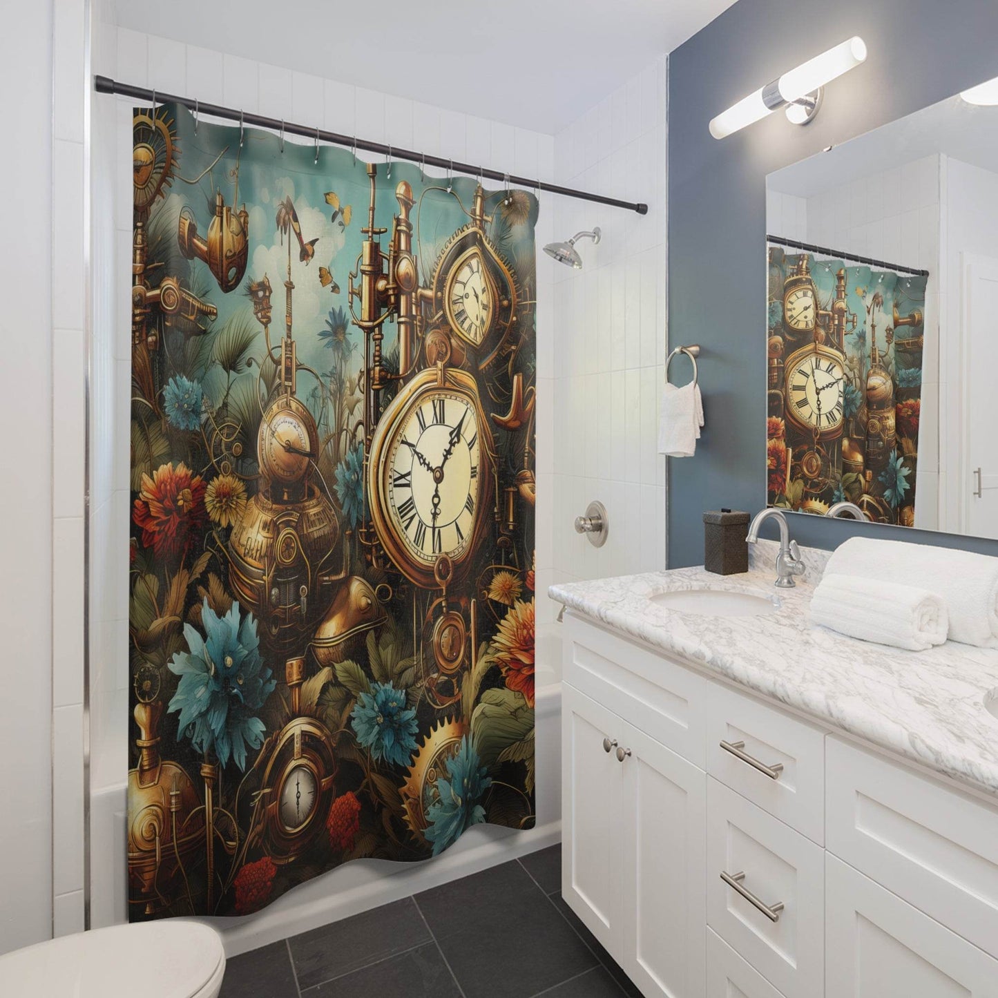 Steampunk Shower Curtain - Shop Jobie