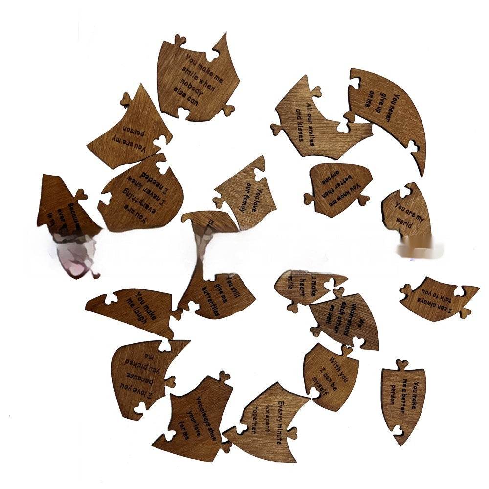 Valentine's Wooden Love Puzzle - Shop Jobie