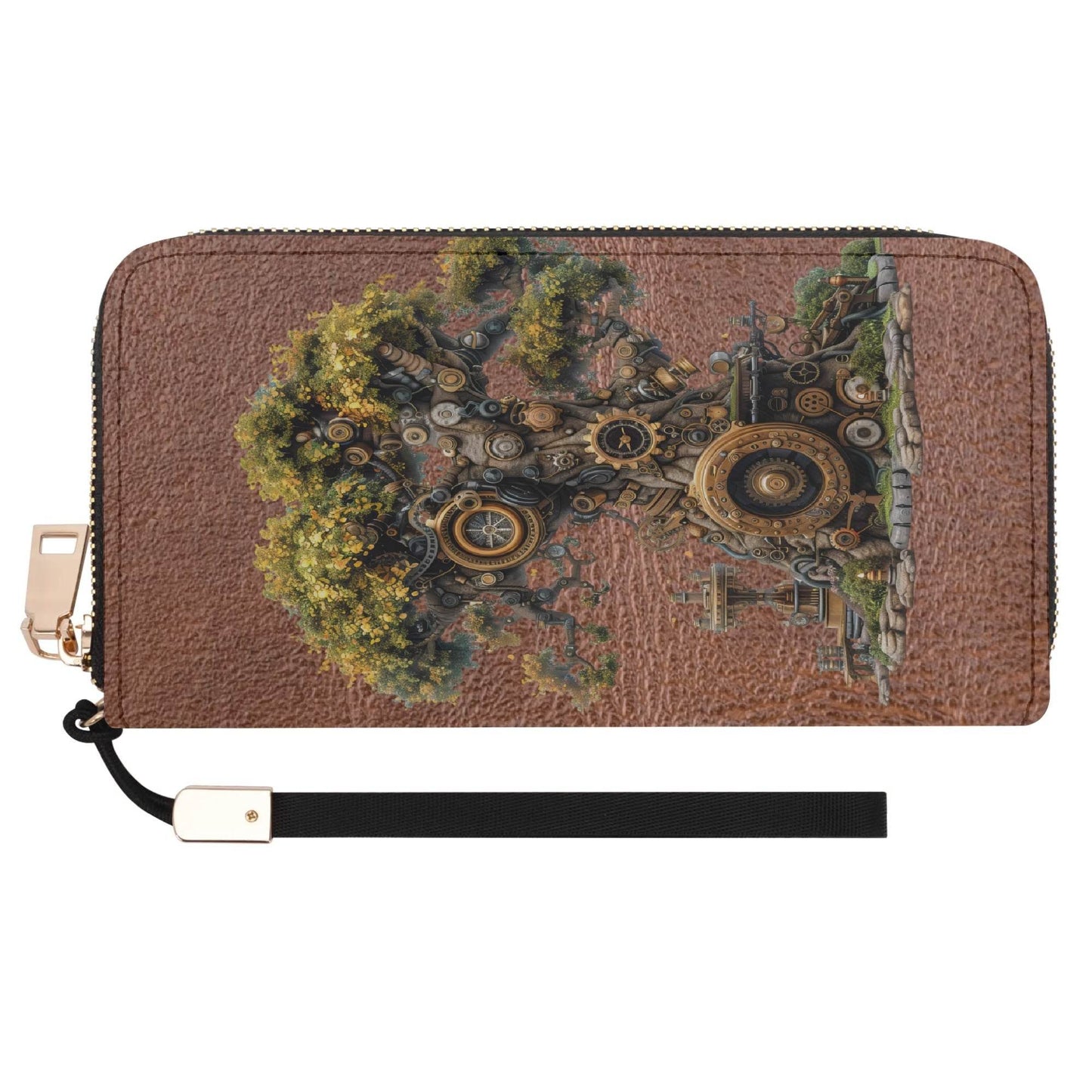 Leather Zipper Wristlet Wallet - Shop Jobie