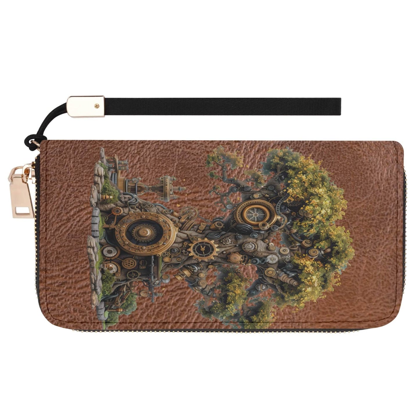 Leather Zipper Wristlet Wallet - Shop Jobie