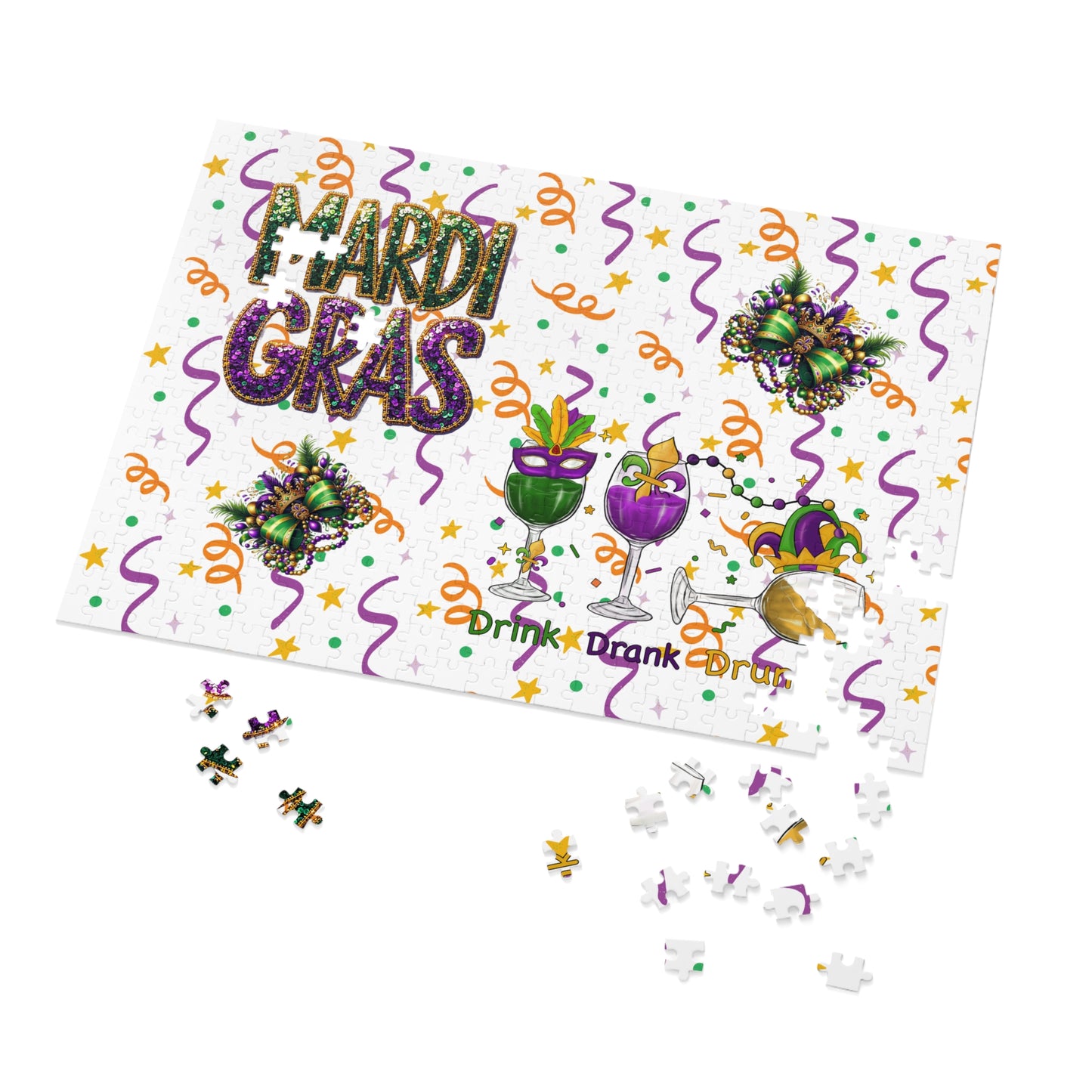 Mardi Gras Tin Puzzle